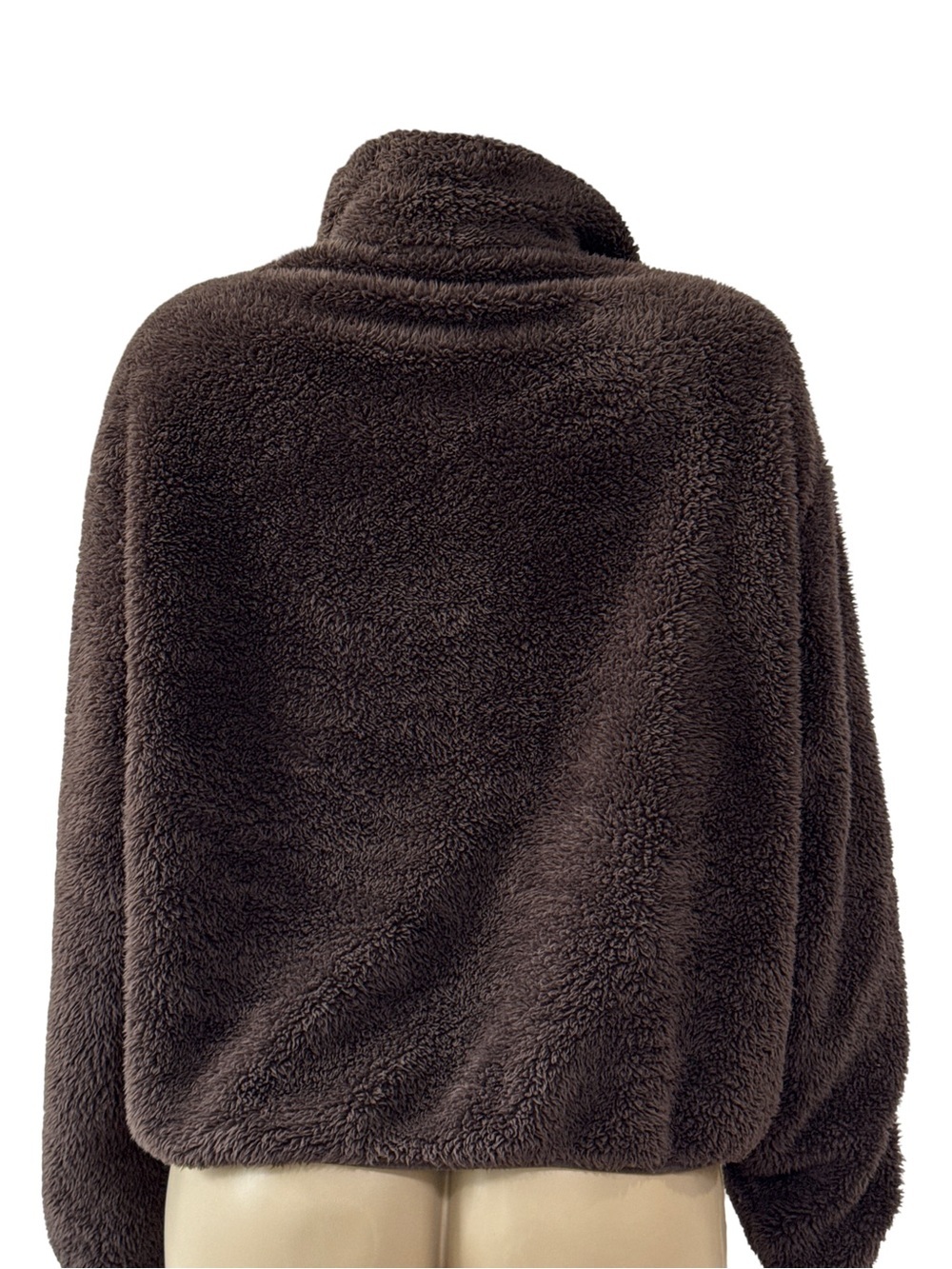 H&M Teddy Sherpa Jacket - Dark Brown - Picture 2 of 6